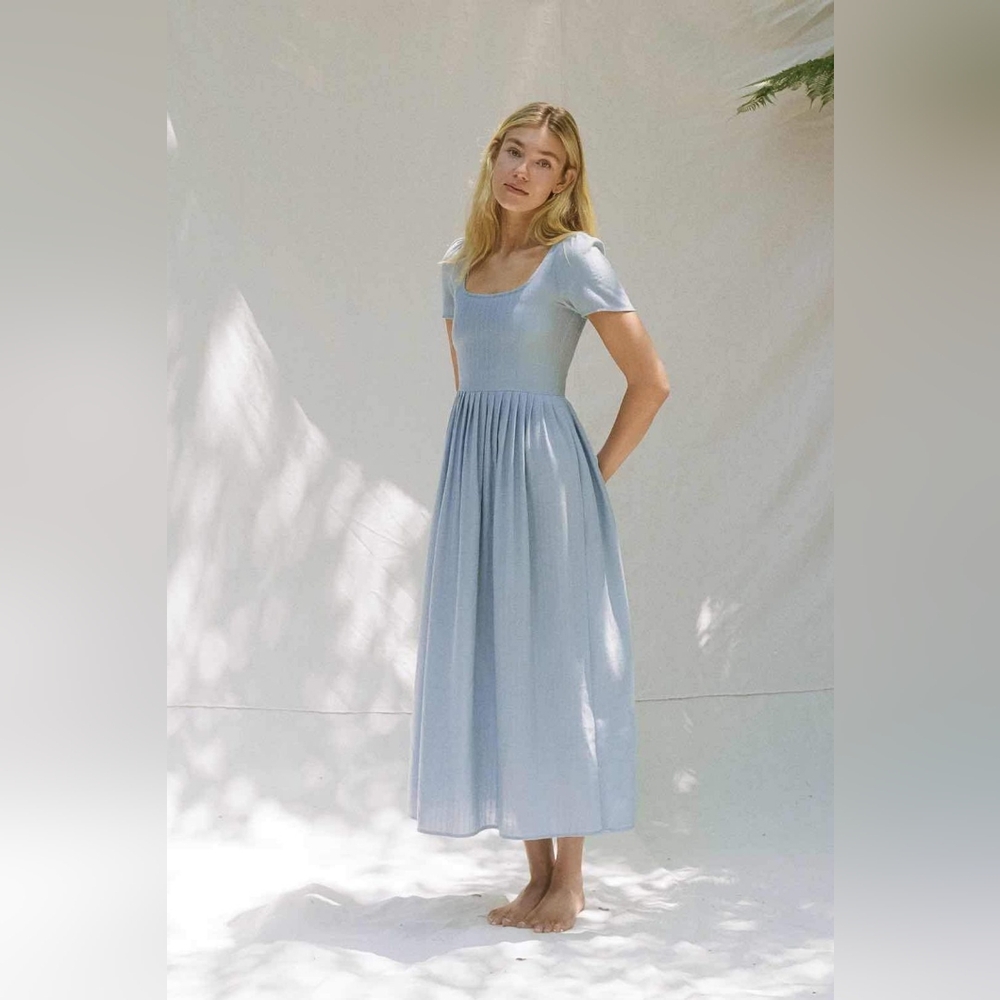 Christy Dawn Scarlett Dress In Moonlight Stripe
